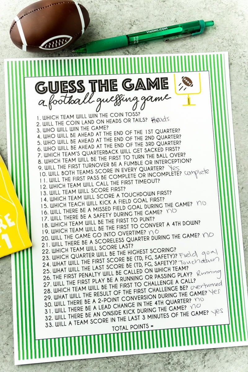 23 Best Super Bowl Party Games for Football Fans