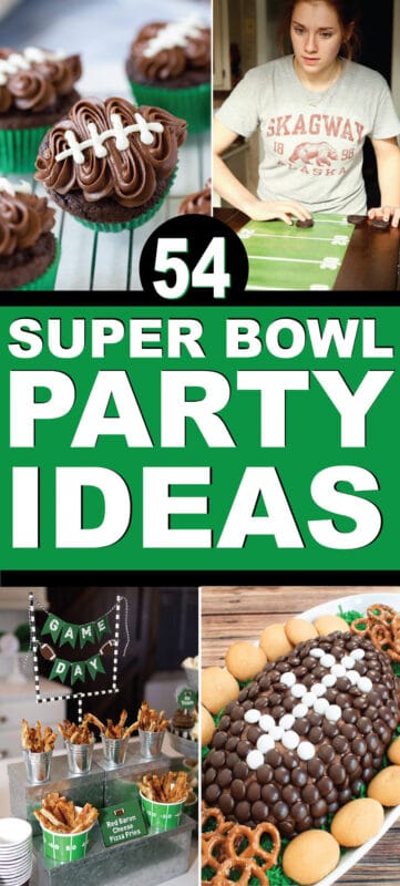 The best Super Bowl party ideas! Super Bowl party food, decorations, and games!