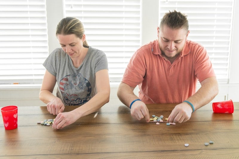 Using string for minute to win it valentines day games