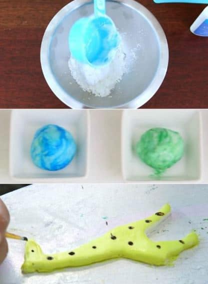 Air dry clay and other indoor activities