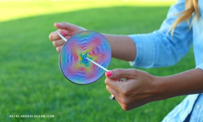 DIY paper spinner