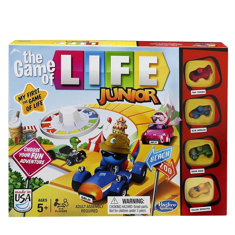 The Game of Life, Giant Edition Board Game for Kids Ages 8 and up