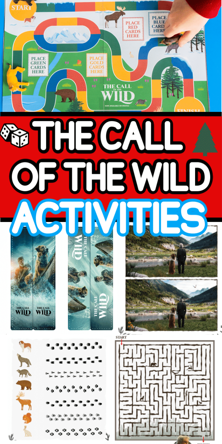These printable Call of the Wild activities are perfect for a Call of the Wild movie night with the whole family! Simply print, play, and watch!
