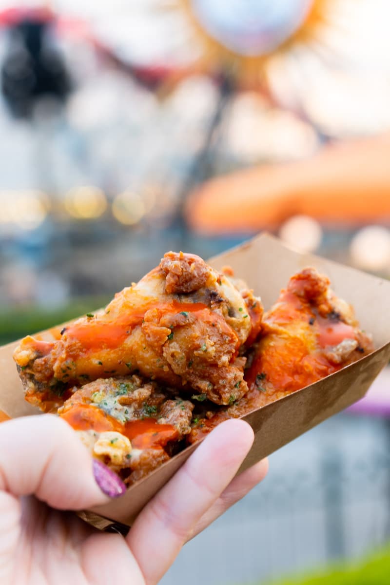 Ranch wings at Disneyland Food and Wine Festival