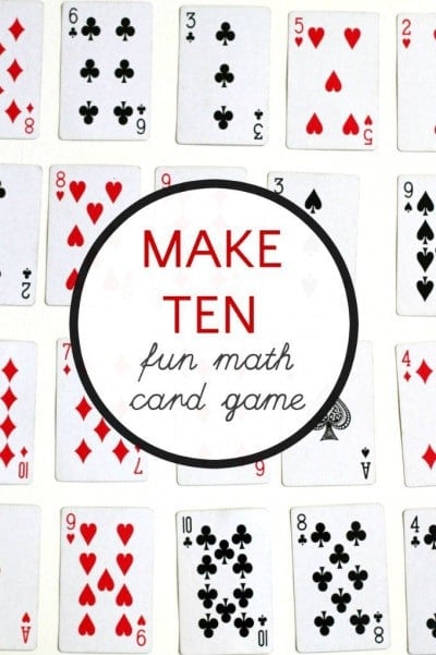 Fun math games with cards