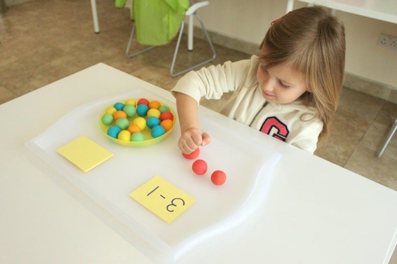 Play dough math games