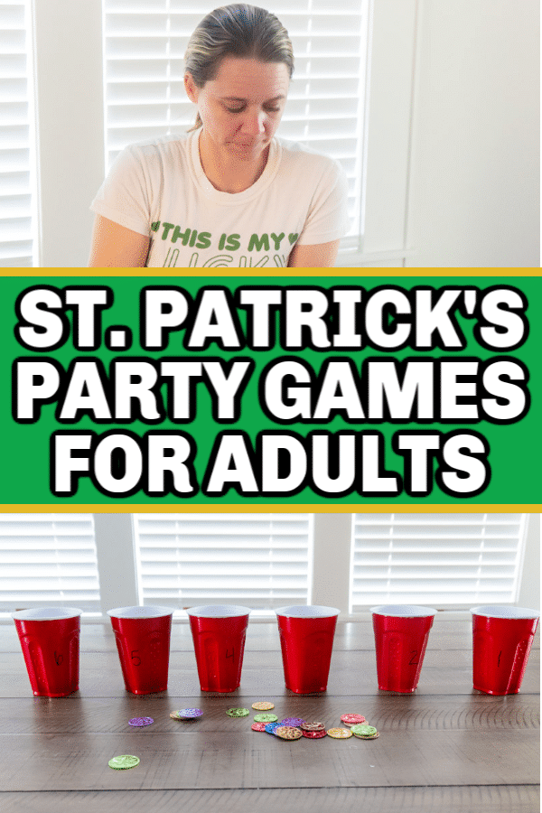 3 super fun St. Patrick's Day games for adults and teens! Super easy to play and so much fun! 