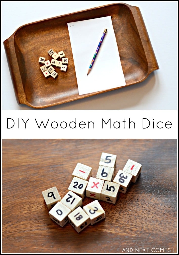 Fun math games with dice