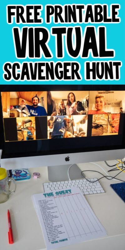 The Best Virtual Scavenger Hunt Ideas  Free Printable   - 29