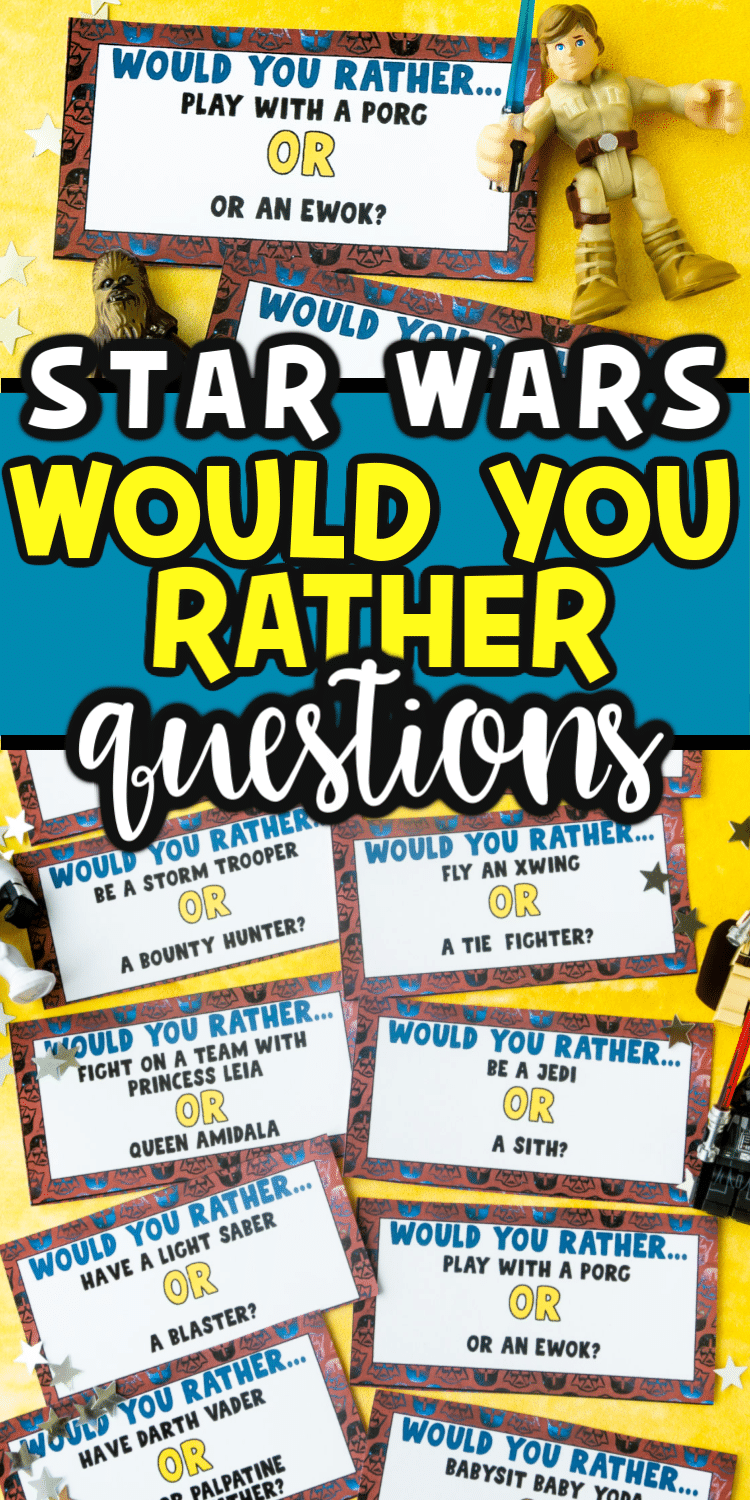 Star Wars Would You Rather Questions {Free Printable!} - Play Party Plan Star Wars Would You Rather Questions {Free Printable!} - Play Party Plan