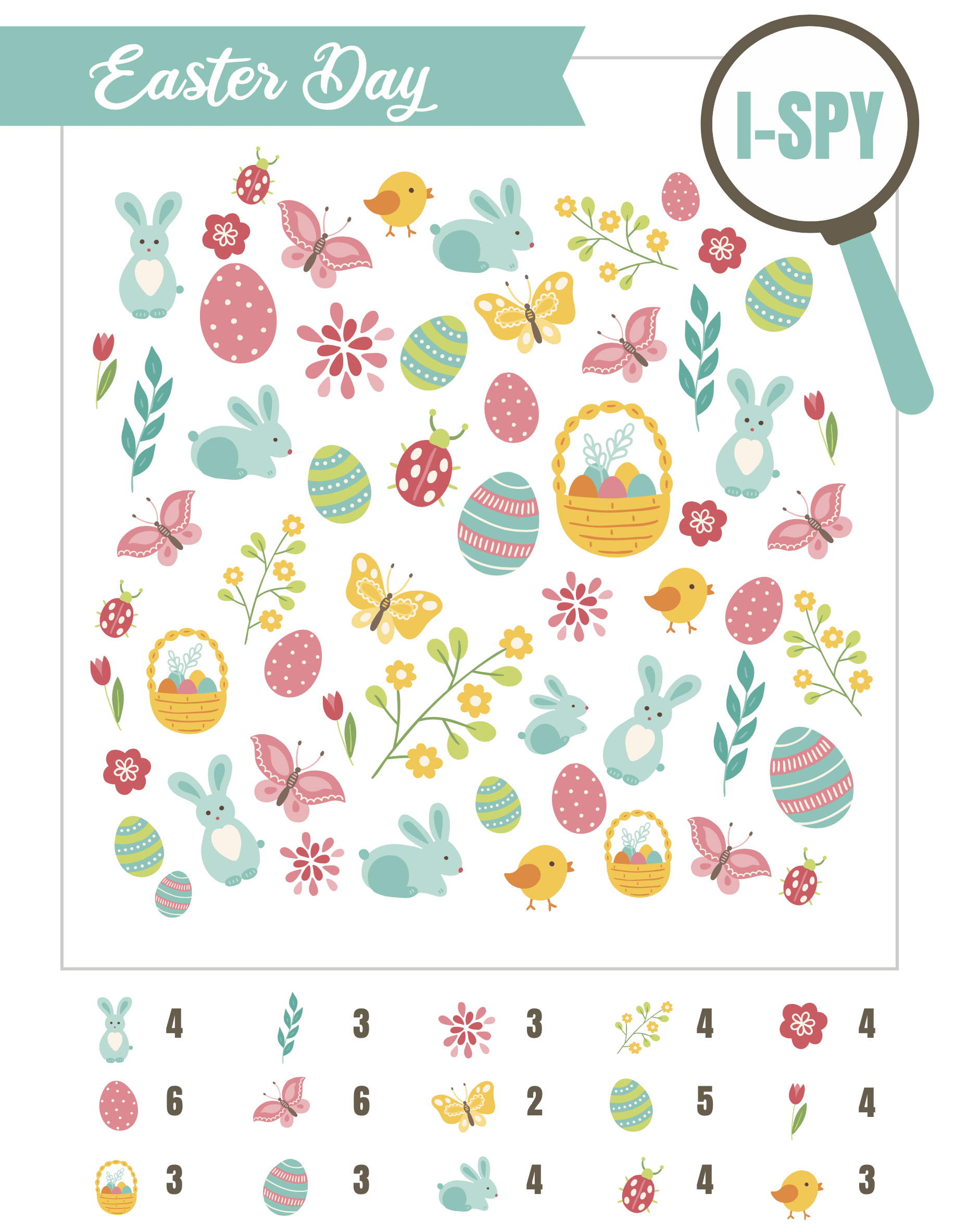 Easter i-spy page