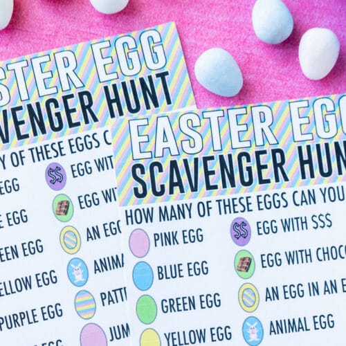 FREE Printable Easter Scavenger Hunt Clues - Play Party Plan