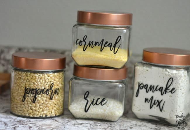 labels make great easy Cricut projects