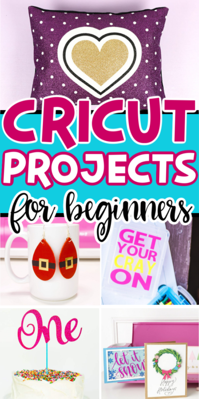 These easy Cricut projects can all be done in 30 minutes or less and are perfect for beginners! They're a great way to get started with using your Cricut and great beginner Cricut projects! 