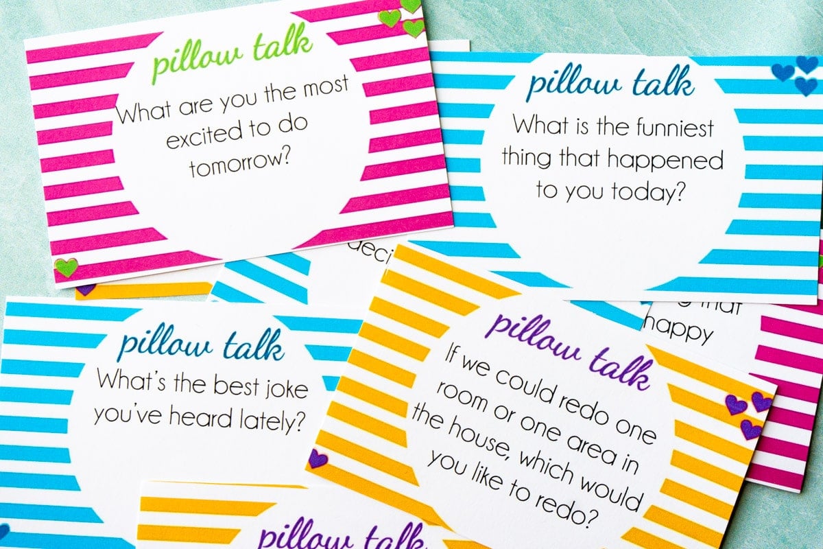 Free Printable Pillow Talk Questions
