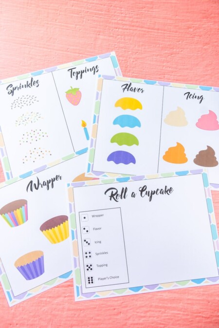 Roll A Cupcake Game {Free Printable} - Play Party Plan