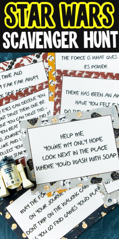 Star Wars Scavenger Hunt Free Printable Play Party Plan