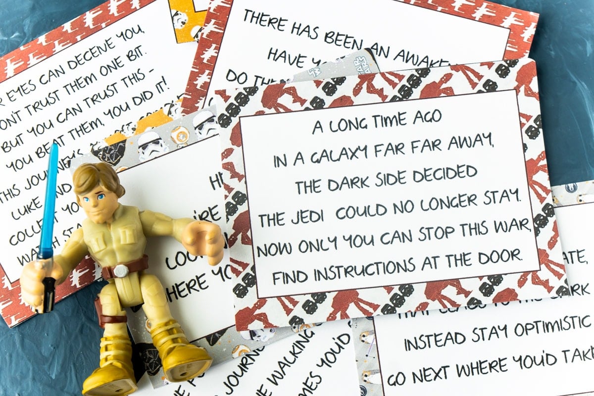 Free Printable Star Wars Scavenger Hunt