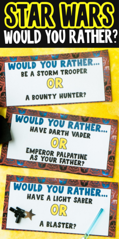 Star Wars would you rather cards