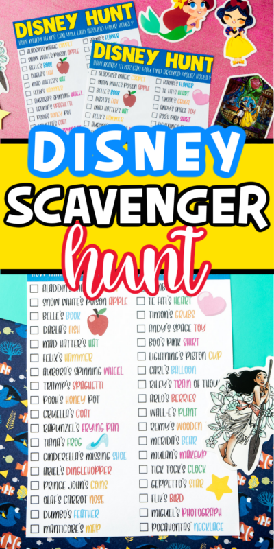 Disney Scavenger Hunt for Kids  Free Printable  - 39