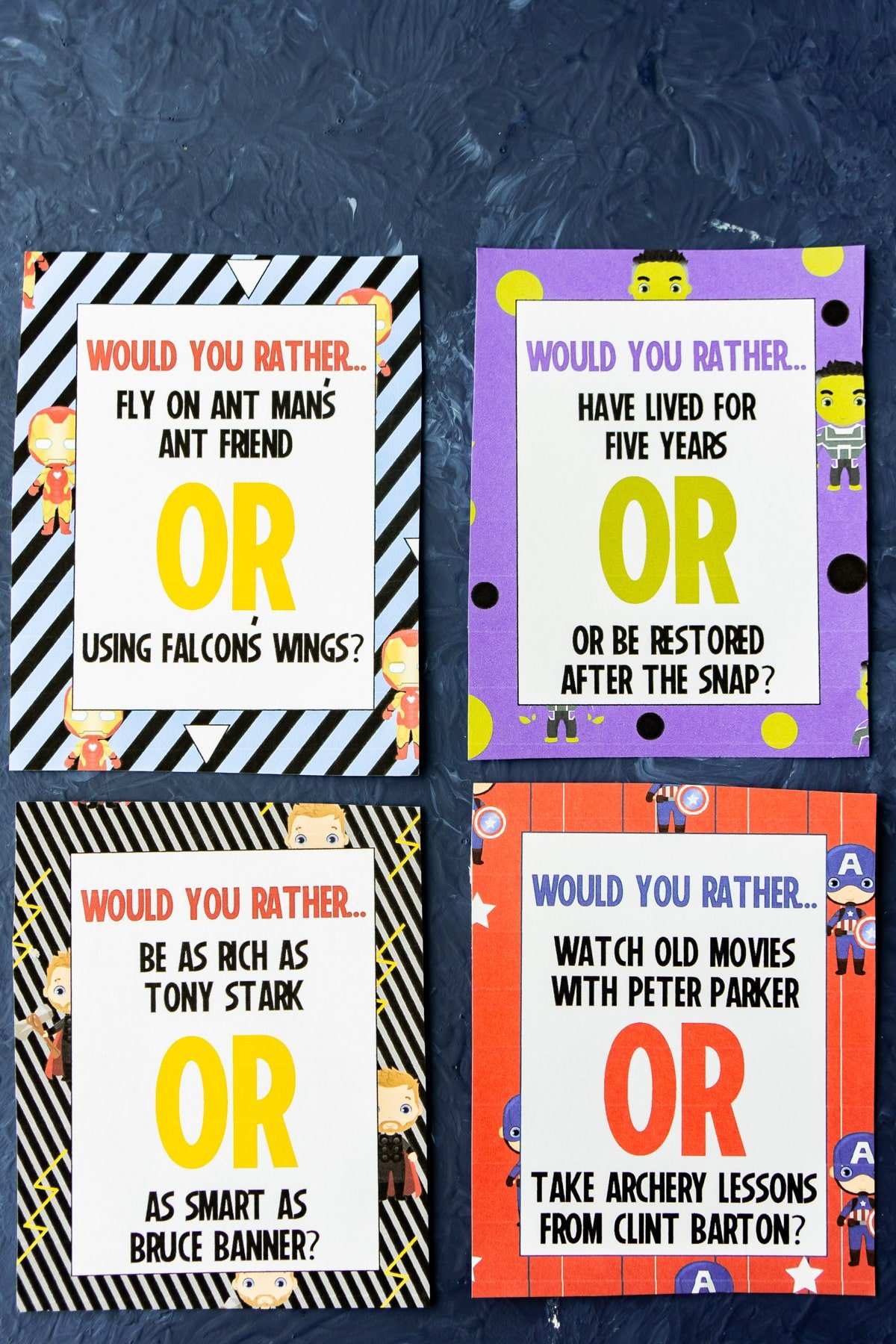 50  Marvel Would You Rather Questions  Free Printable  - 14