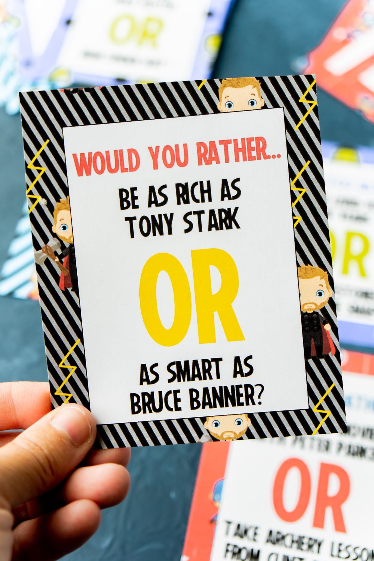 50  Marvel Would You Rather Questions  Free Printable  - 13