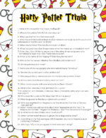 51 Harry Potter Trivia Questions (Free Printable Quiz) - Play Party Plan