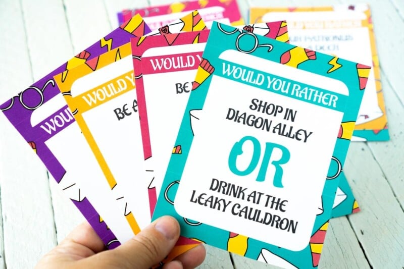 50 Harry Potter Would You Rather Questions {Free Printable} - Play ...
