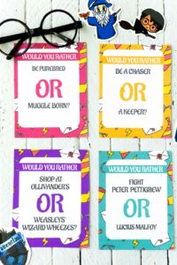 50 Harry Potter Would You Rather Questions {Free Printable} - Play ...