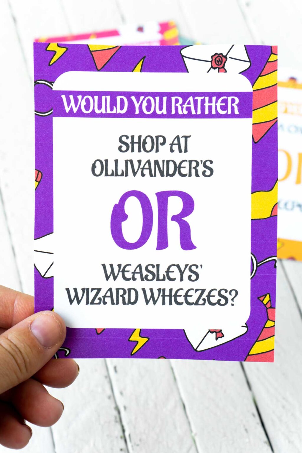 50 Harry Potter Would You Rather Questions {Free Printable} - Play ...