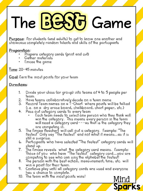 Fun Whole Class Games for Online Learning - Back to School Games