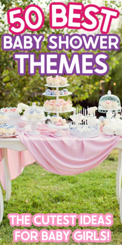 pink baby shower theme