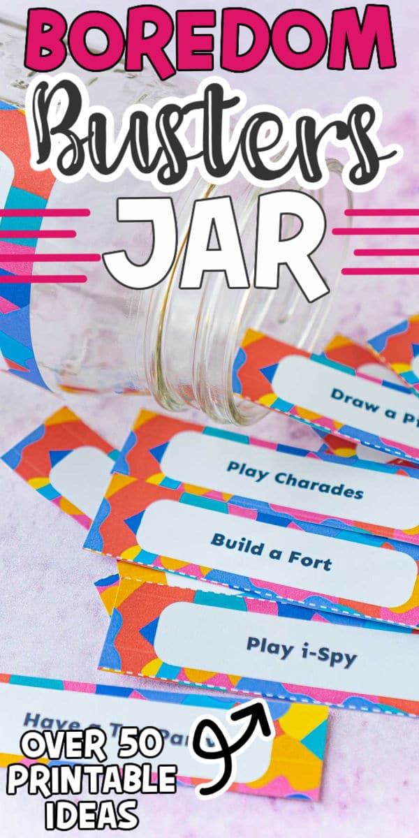 DIY Boredom Busters Jar {Free Printable Kids Activities} - Play Party Plan
