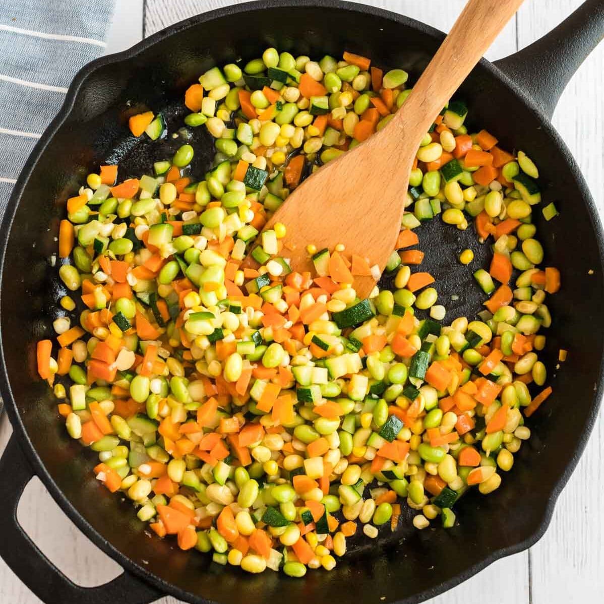 Easy Corn Succotash