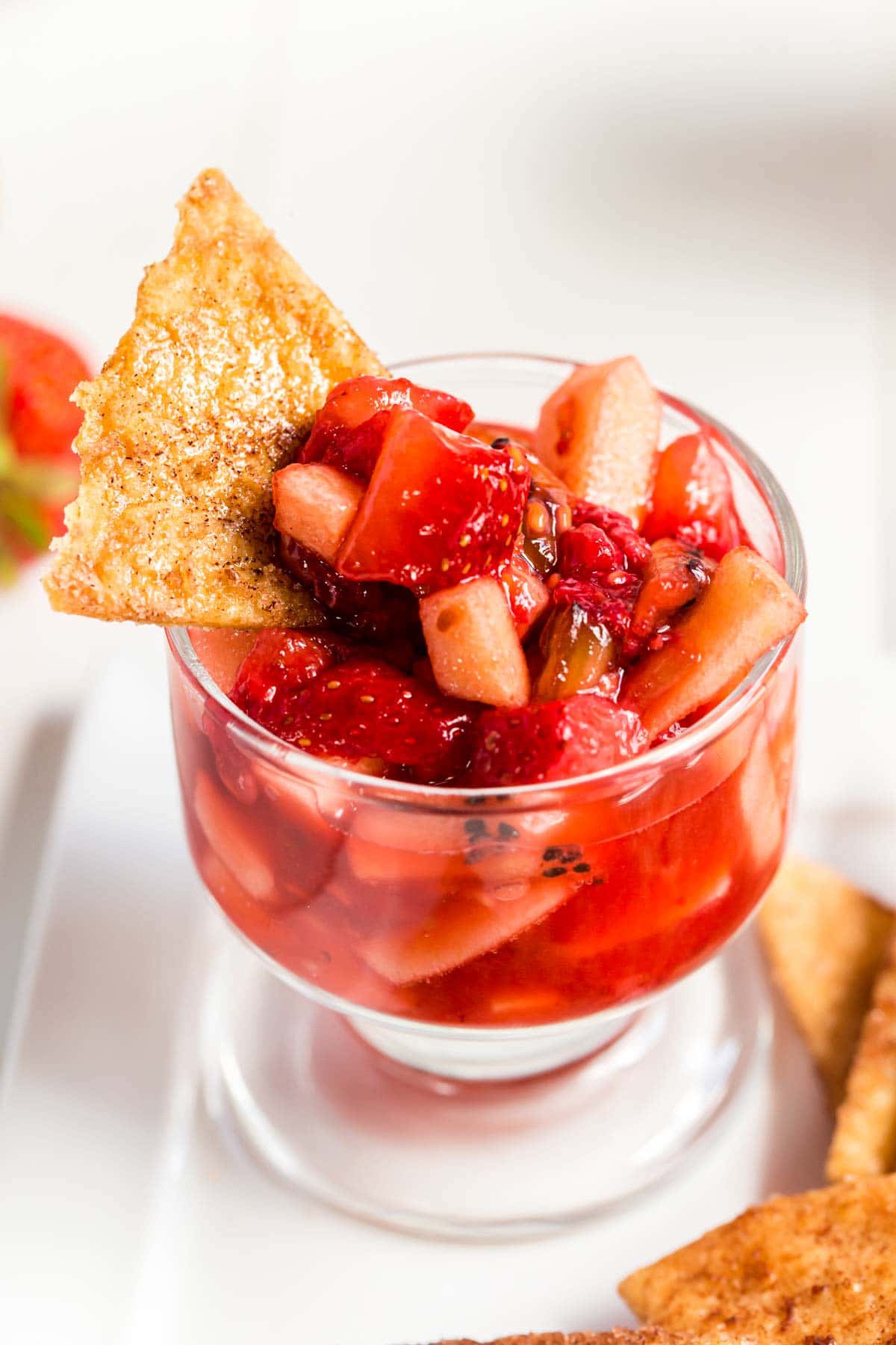 Easy Fruit Salsa With Homemade Cinnamon Chips Play Party Plan