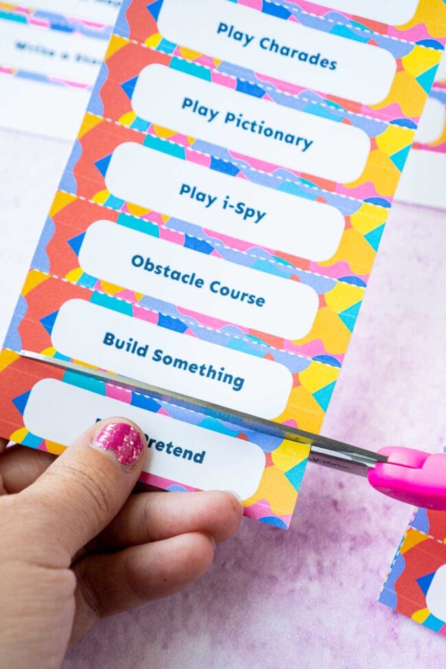 DIY Boredom Busters Jar {Free Printable Kids Activities} - Play Party Plan