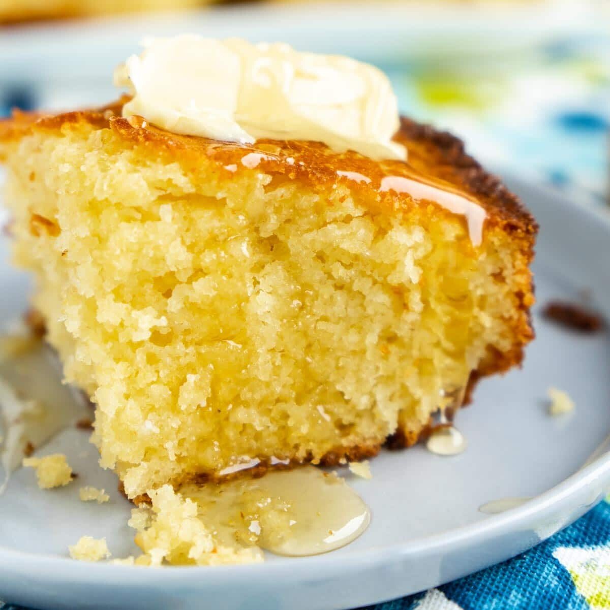 Easy Honey Cornbread (Brick Oven and Oven Baked Recipes)