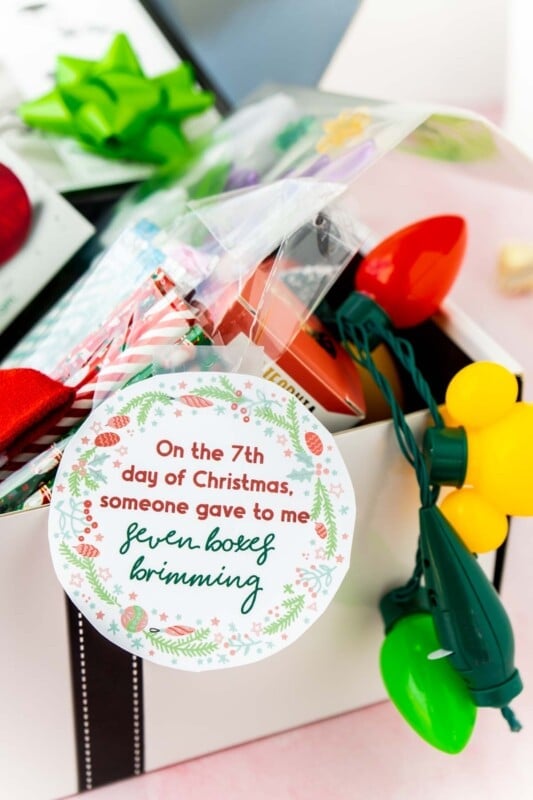 Creative 12 Days of Christmas Gifts & FREE Gift Tags  Play Party Plan