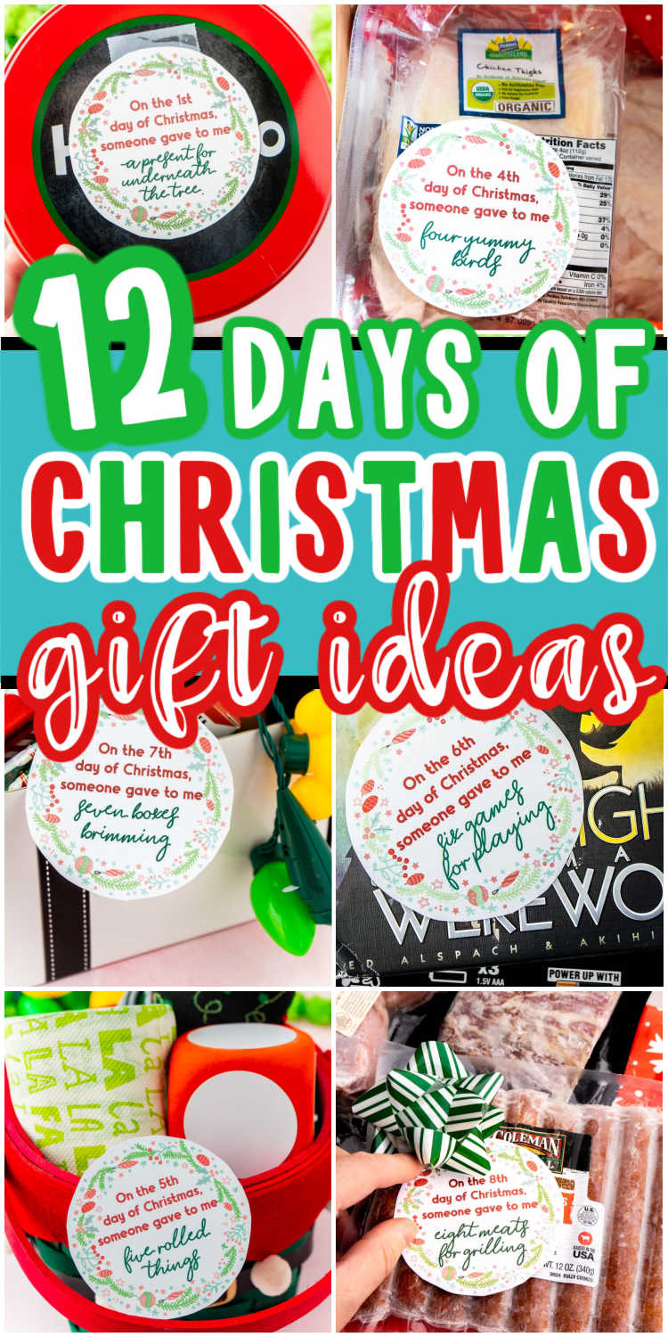 Creative 12 Days of Christmas Gifts & FREE Gift Tags Play Party Plan