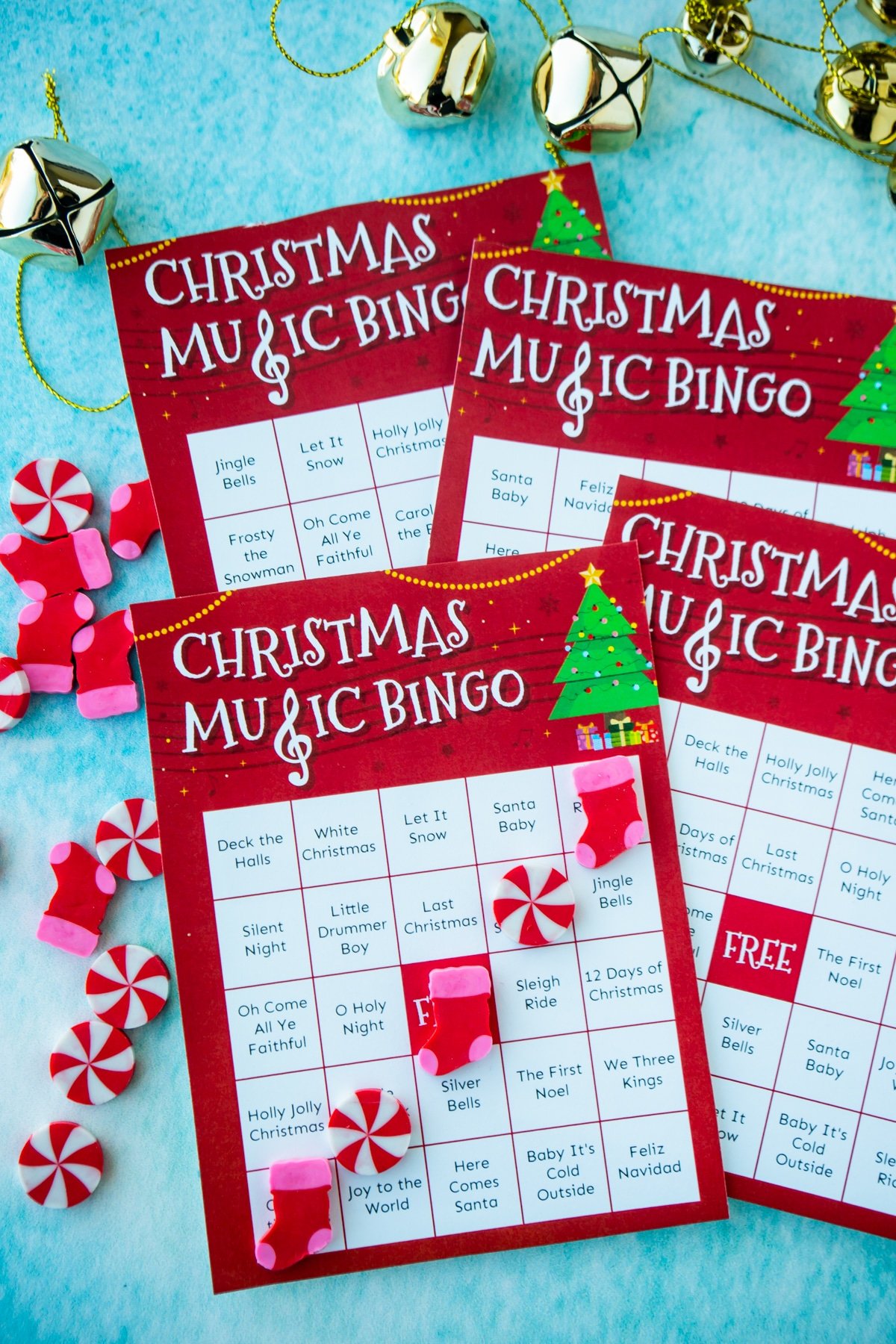 Free Printable Christmas Music Bingo Cards - 96