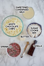 Sugar Cookie White Chocolate Fudge - Play Party Plan