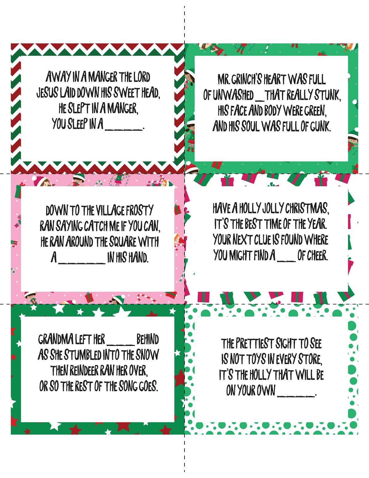 Best Ever Christmas Scavenger Hunt Play Party Plan