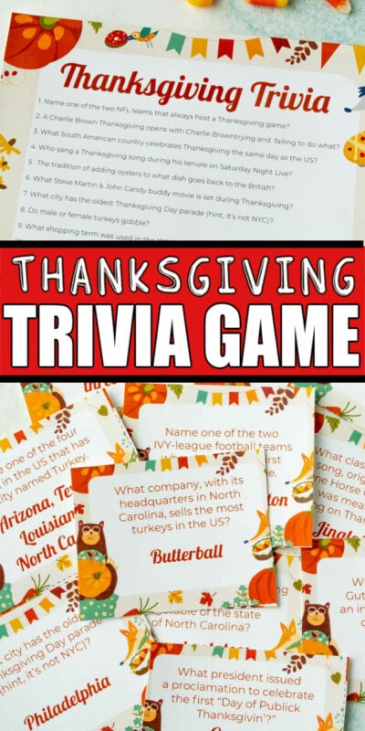 Free Printable Thanksgiving Trivia Questions - Play Party Plan30