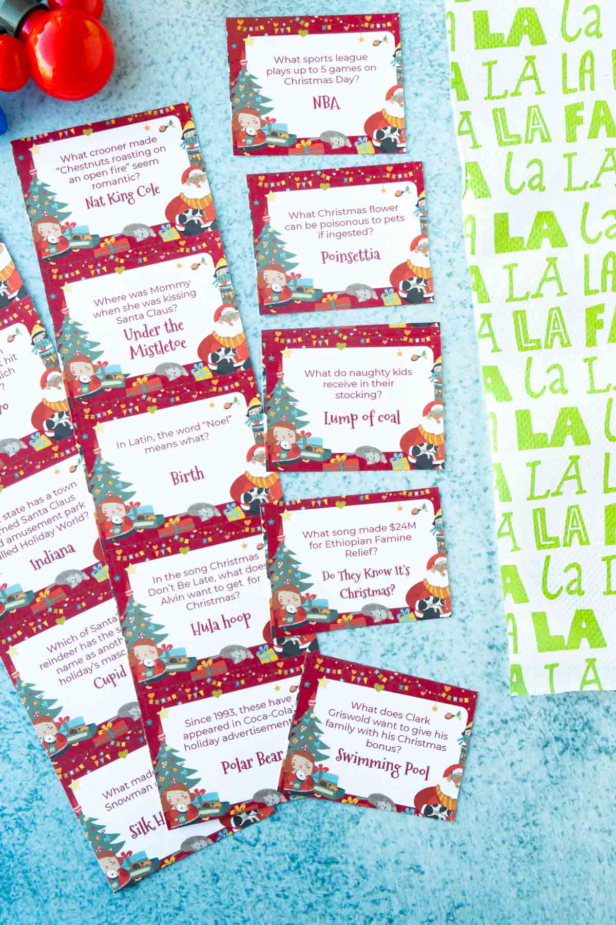 75  Christmas Trivia Questions  Free Printable   - 83