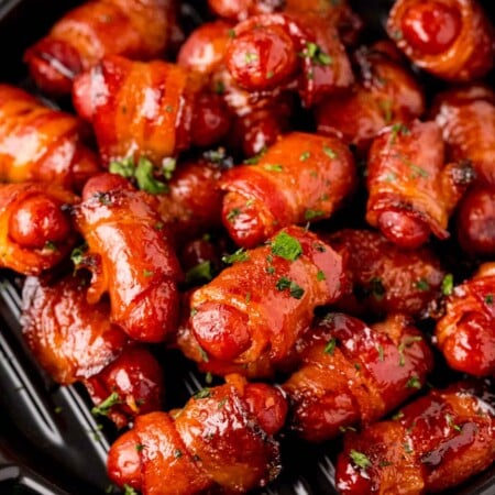 Honey Glazed Bacon Wrapped Smokies - 52