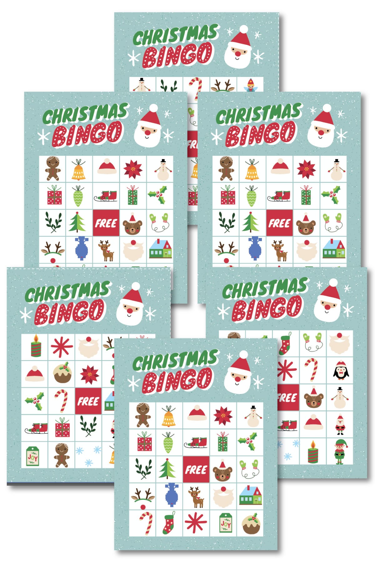 17 Best Free, Printable Christmas Bingo Games 2023