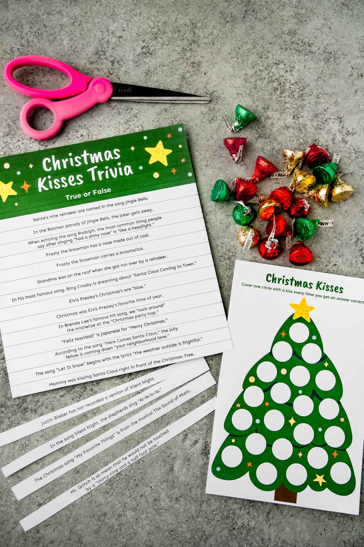 Christmas Kisses Christmas Trivia Game Play Party Plan