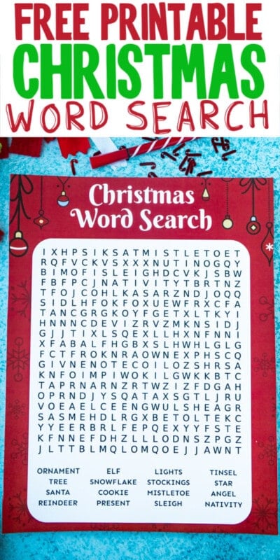 Christmas Word Search  Free Printable   - 14