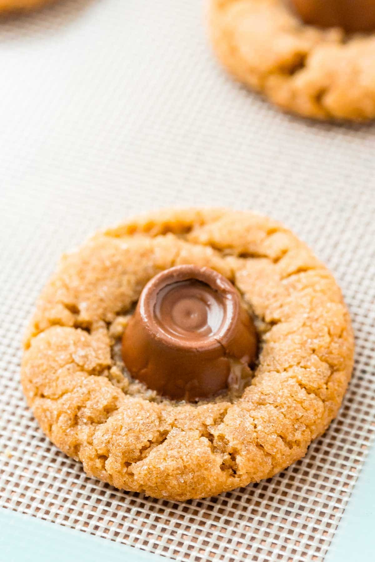 Peanut butter blossoms with rolos