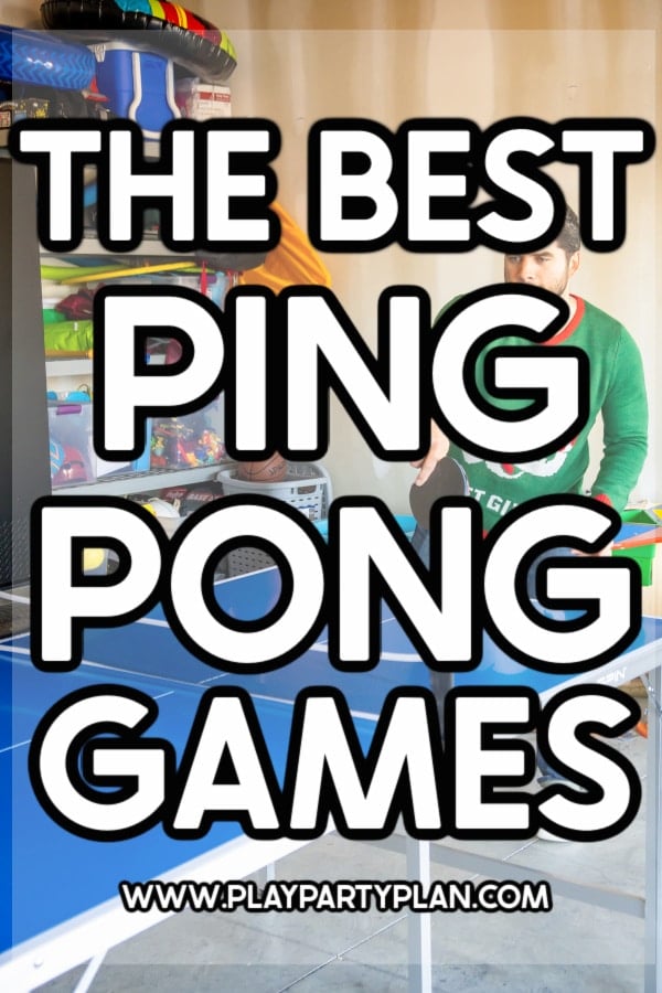 Creative Ping Pong Table Games That Aren't Ping Pong - WhatLauraLoves